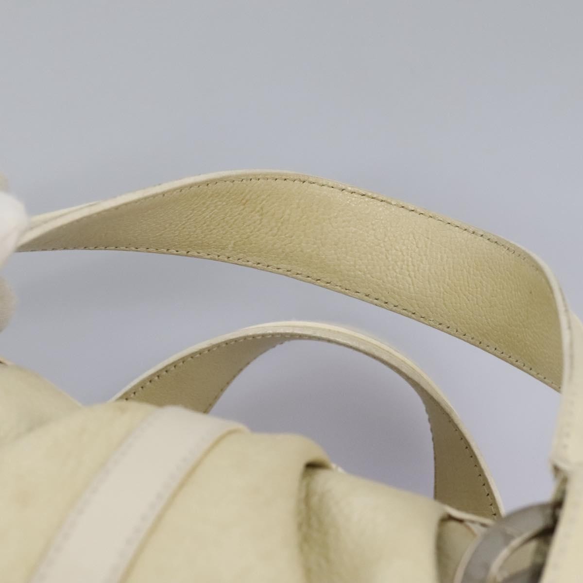 Bvlgari Chandra Satchel Leather, BEIGE, LEATHER, Handbag