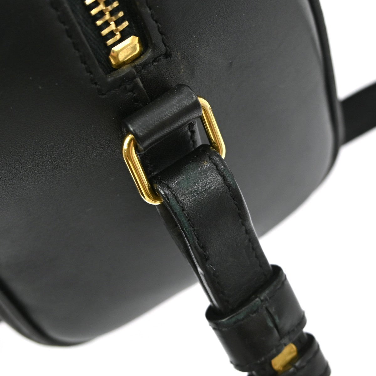 Saint Laurent Classic Baby Duffle Bag Leather, BLACK, LEATHER, Handbag