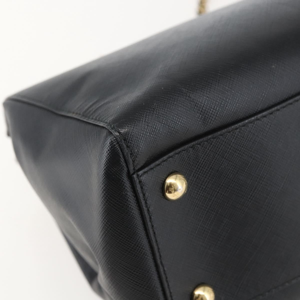 Salvatore Ferragamo Vala Chain Shoulder bag Leather, BLACK, LEATHER, Shoulder bag