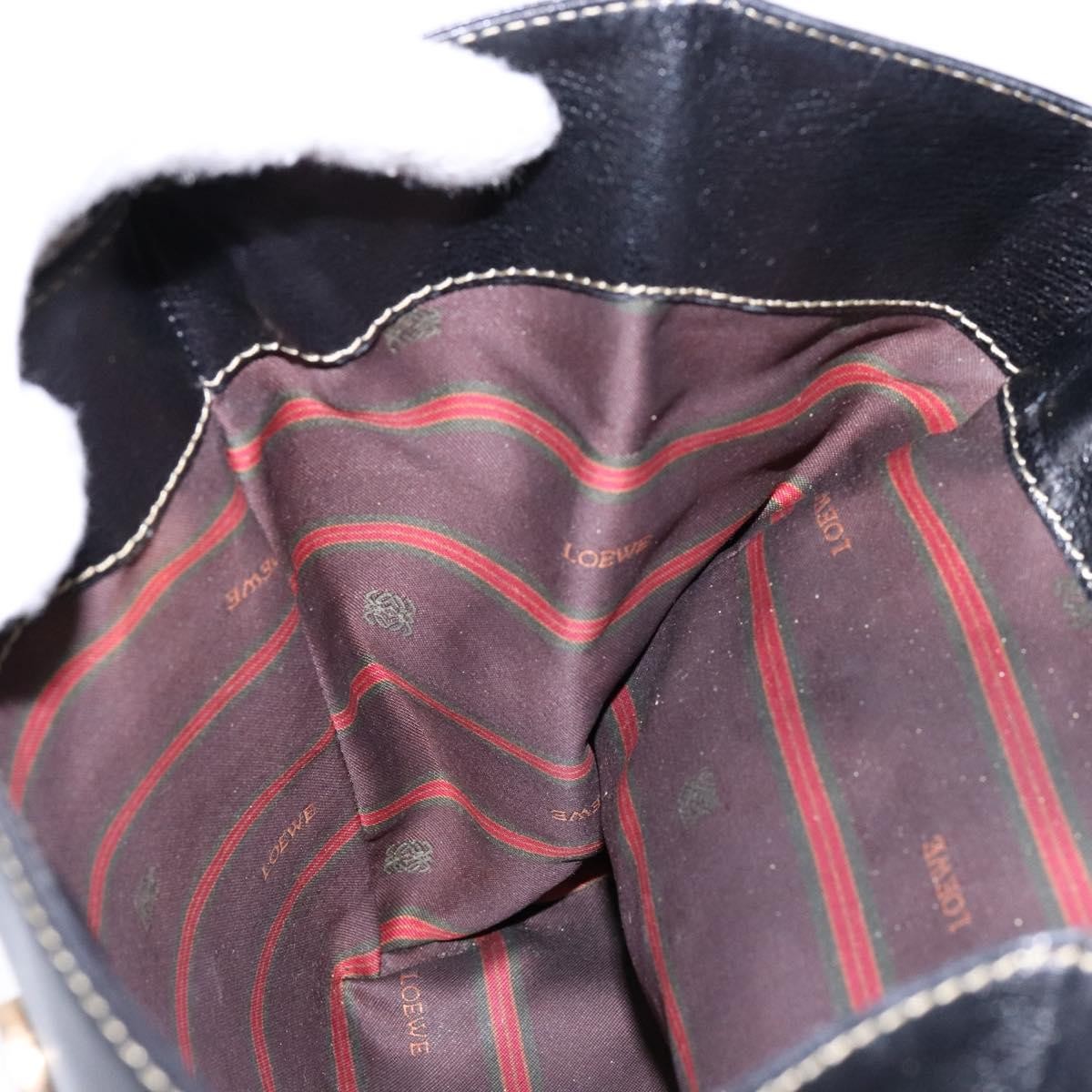 Loewe Vintage Velazquez Top Handle Bag Leather, BROWN, LEATHER, Handbag