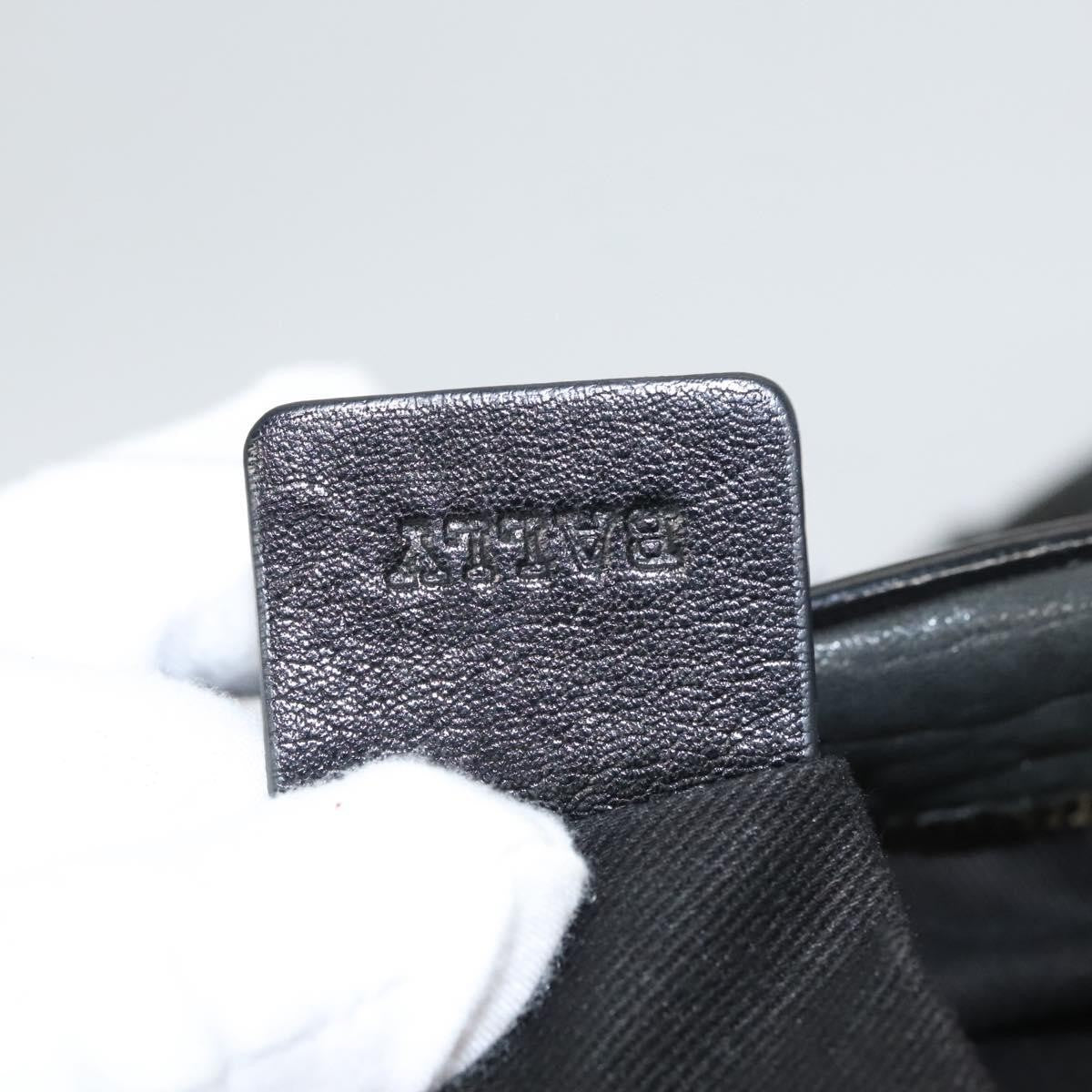 Bally Vintage Shoulder Bag Leather, BLACK, LEATHER, Shoulder bag