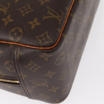 Louis Vuitton Deauville Handbag Monogram Canvas, BROWN, CANVAS, Handbag
