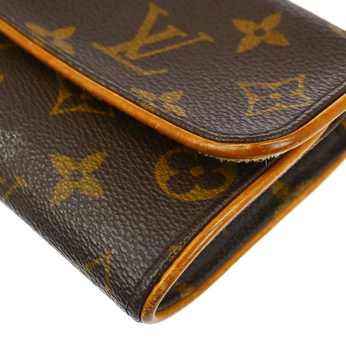 Louis Vuitton Twin Handbag Monogram Canvas, Brown, Canvas, Clutch