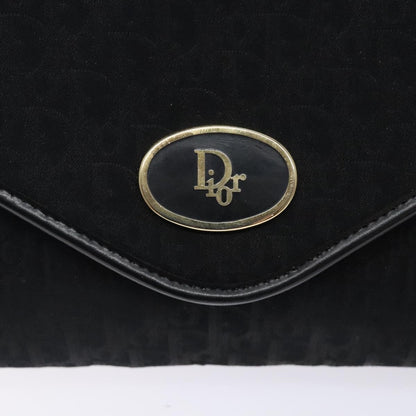 Christian Dior Vintage Trotteur Chain shoulder bag Canvas, BLACK, CANVAS, Shoulder bag