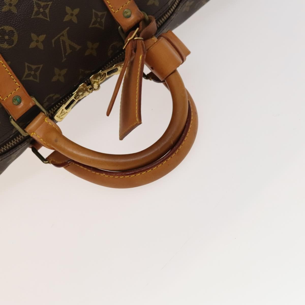 Louis Vuitton Keepall Bag Monogram Canvas, BROWN, CANVAS, Travel bag