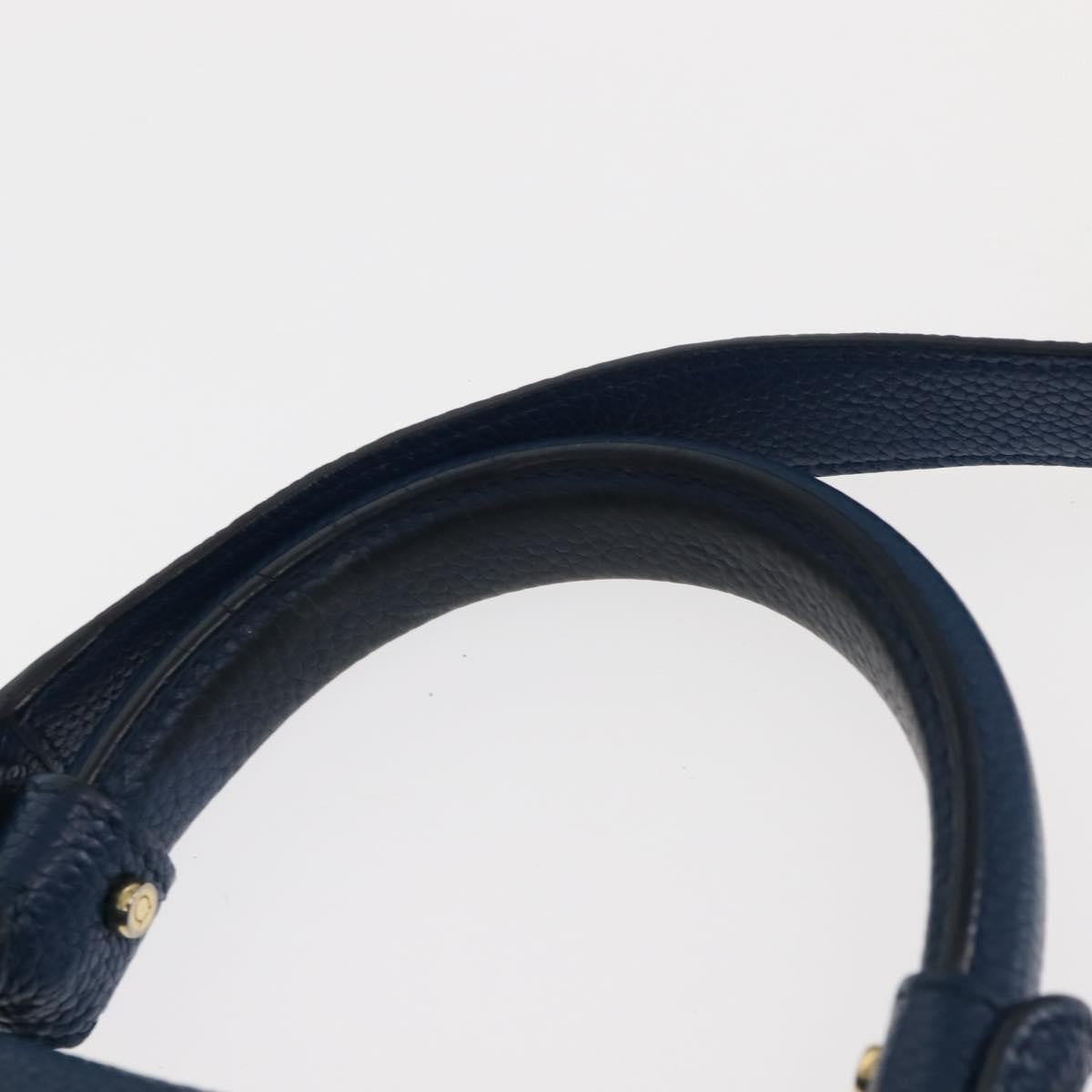 Salvatore Ferragamo Sofia Satchel Leather, BLUE, LEATHER, Handbag