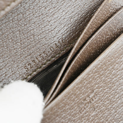 Gucci Ophidia Flap Card Case GG Coated Canvas, BROWN, CANVAS, Wallets