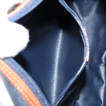 Burberry Vintage Shoulder Bag Leather, NAVY, LEATHER, Shoulder bag