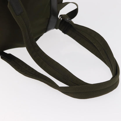 Prada Double Front Pocket Backpack Tessuto, GREEN, NYLON, Backpack