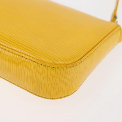 Louis Vuitton Pochette Accessoires NM Epi Leather, YELLOW, LEATHER, Clutche & pouche