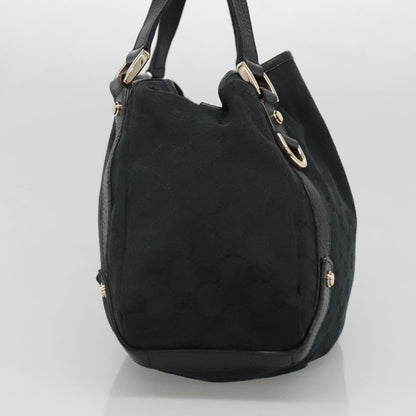 Gucci Abbey Shoulder Bag GG Canvas, BLACK, CANVAS, Shoulder bag