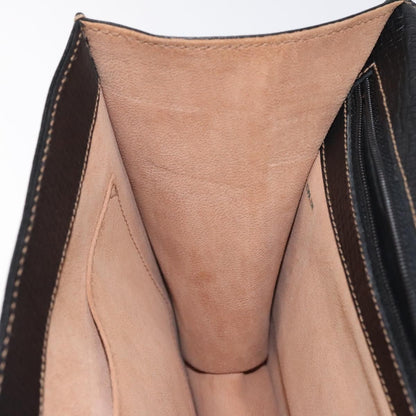 Loewe Barcelona Shoulder Bag Leather, BLACK, LEATHER, Shoulder bag