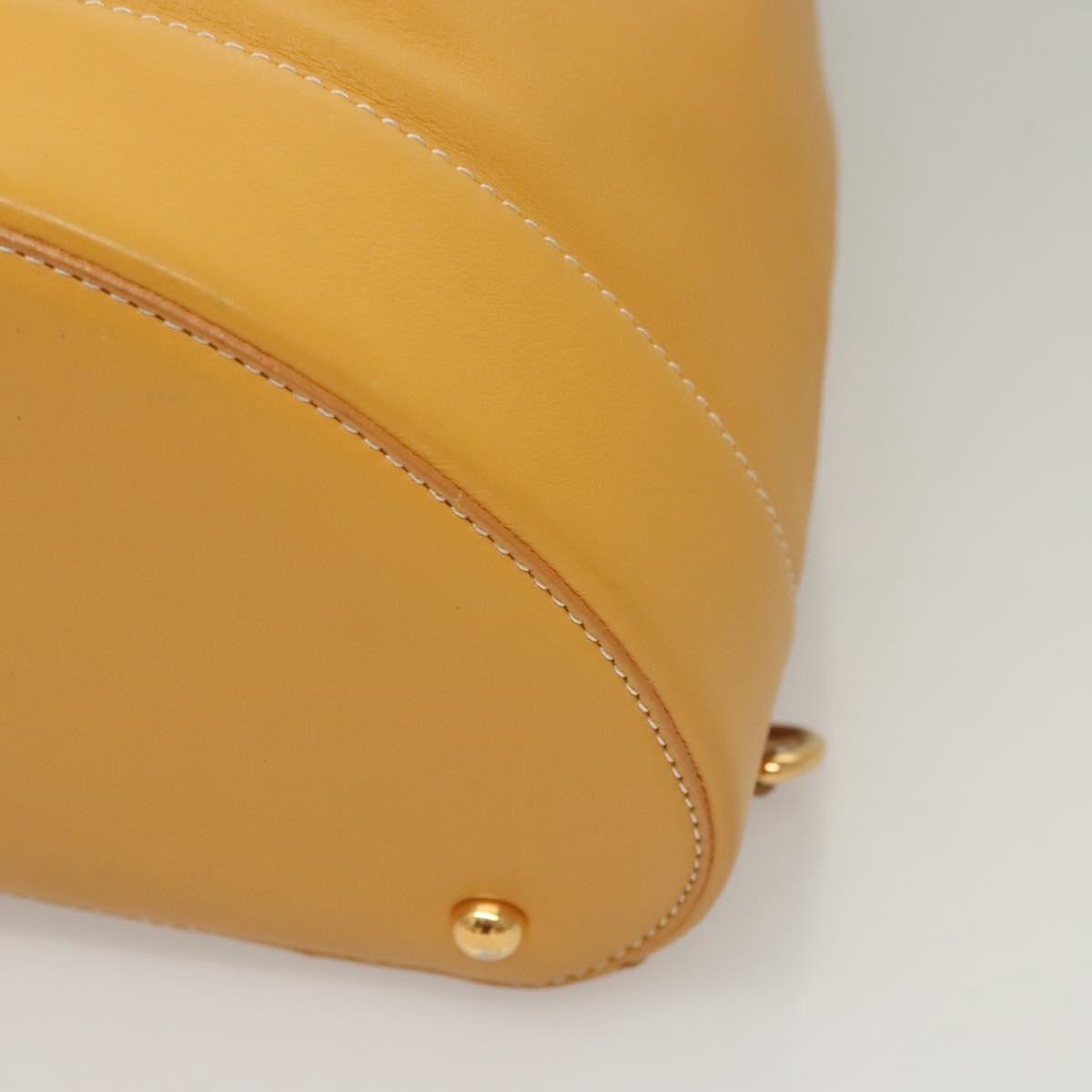 Loewe Anton Sling Bag Leather, YELLOW, LEATHER, Shoulder bag