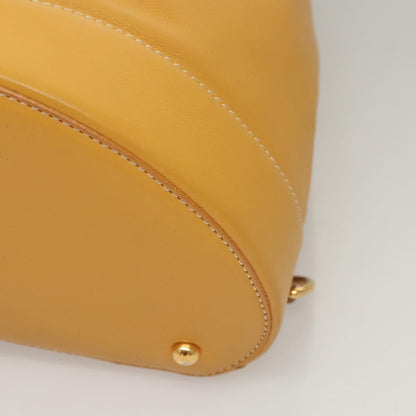 Loewe Anton Sling Bag Leather, YELLOW, LEATHER, Shoulder bag