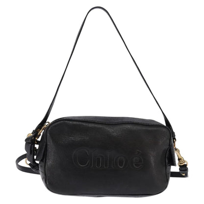 Chloe Vintage Shoulder Bag Leather, BLACK, LEATHER, Shoulder bag