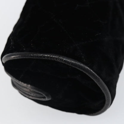 Chanel Vintage gripoix Clutch Velvet, Black, Velvet, Clutch