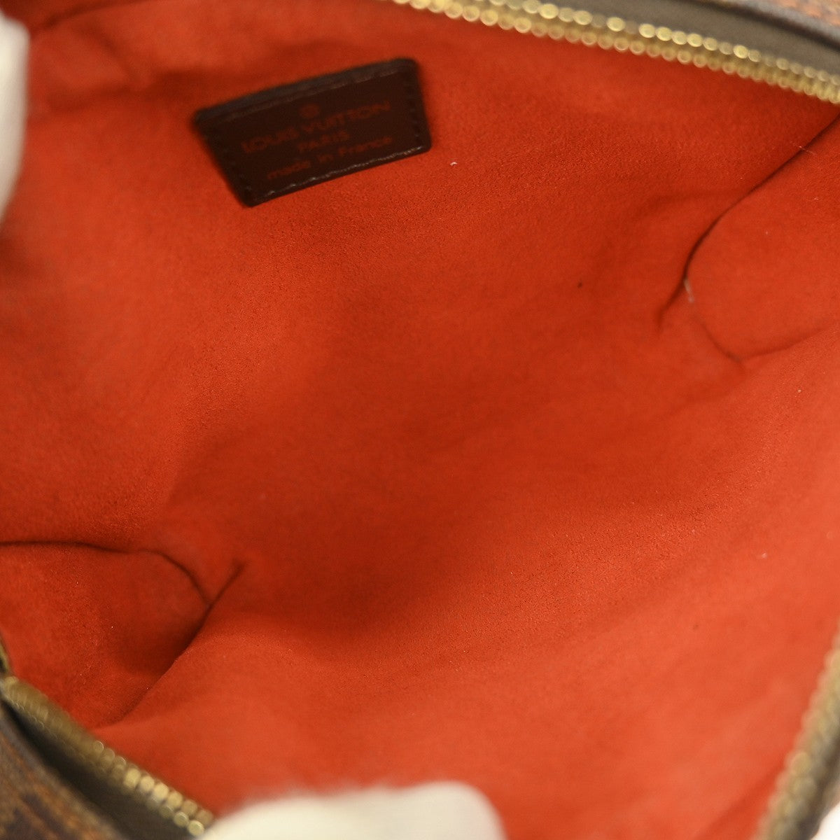 Louis Vuitton Ipanema Pochette Damier, BROWN, CANVAS, Clutche & pouche