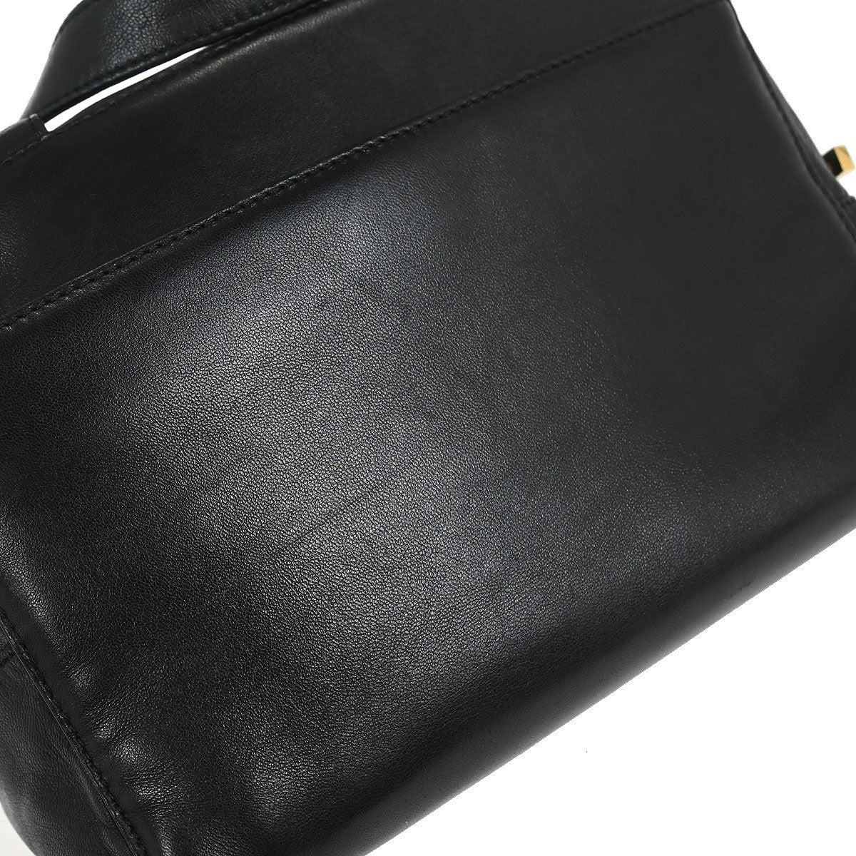 Loewe Anagram handbag Leather, BLACK, LEATHER, Handbag