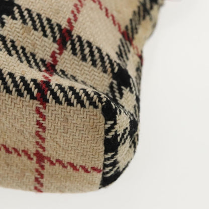 Burberry Nova check Pochette Canvas, BEIGE, CANVAS, Clutche & pouche