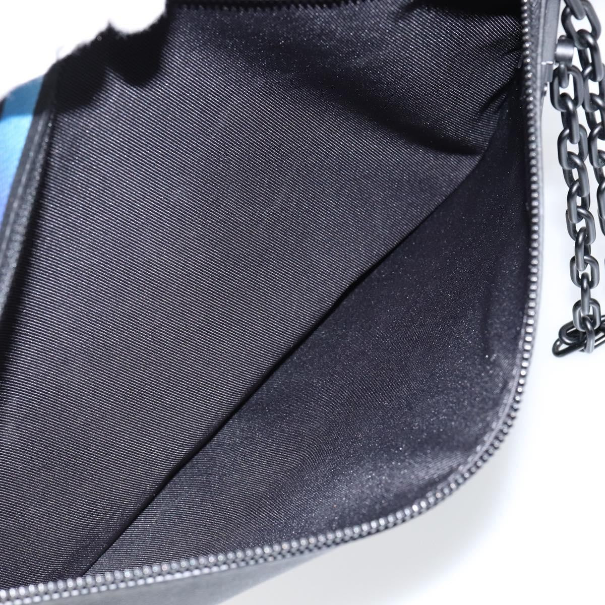 Louis Vuitton Pochette A4 Rainbow Taiga Leather, BLACK, LEATHER, Clutche & pouche