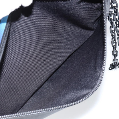 Louis Vuitton Pochette A4 Rainbow Taiga Leather, BLACK, LEATHER, Clutche & pouche