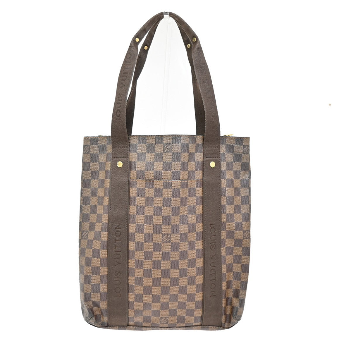 Louis Vuitton Cabas Beaubourg Damier, BROWN, CANVAS, Tote bag