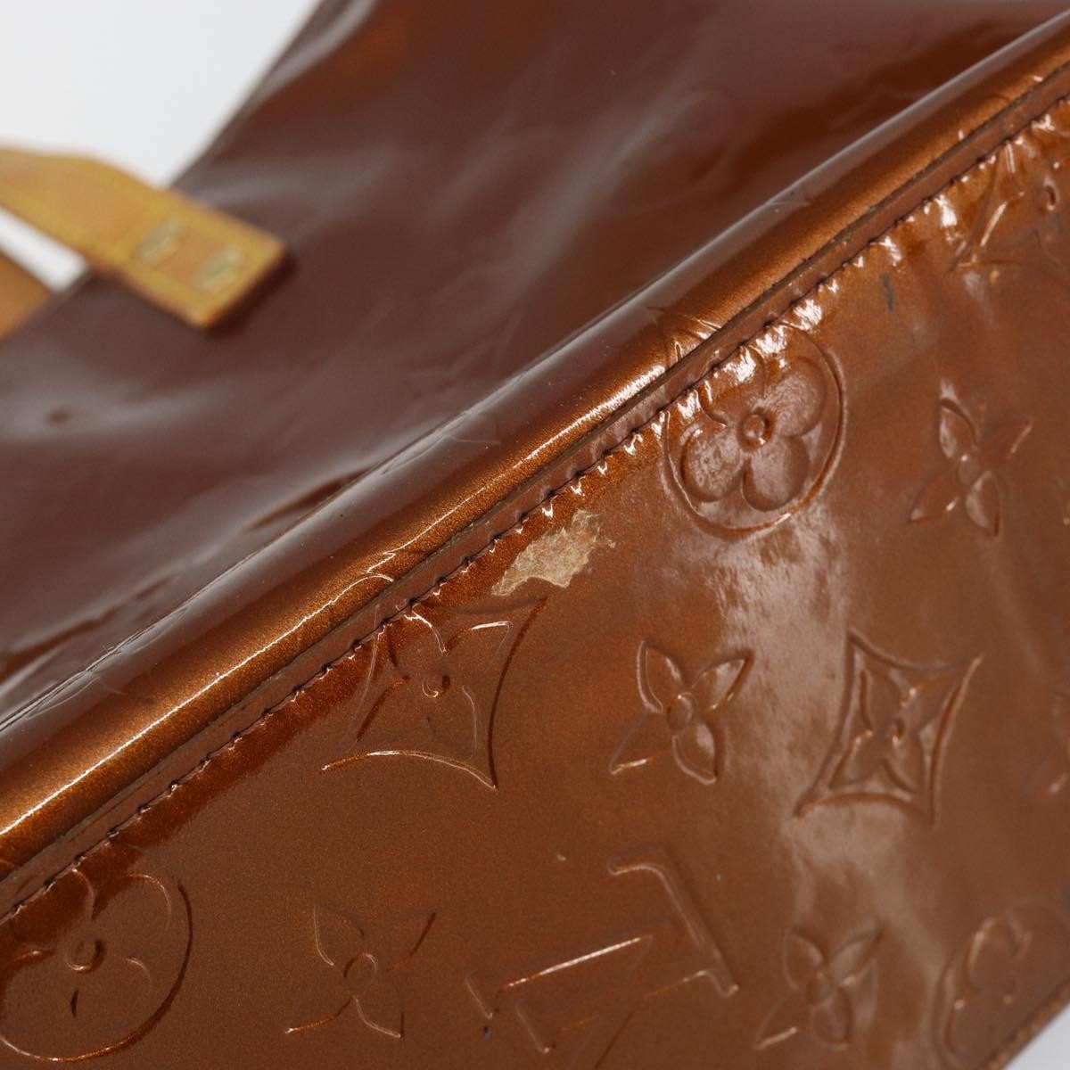 Louis Vuitton Reade Handbag Monogram Vernis, BROWN, PATENT_LEATHER, Handbag