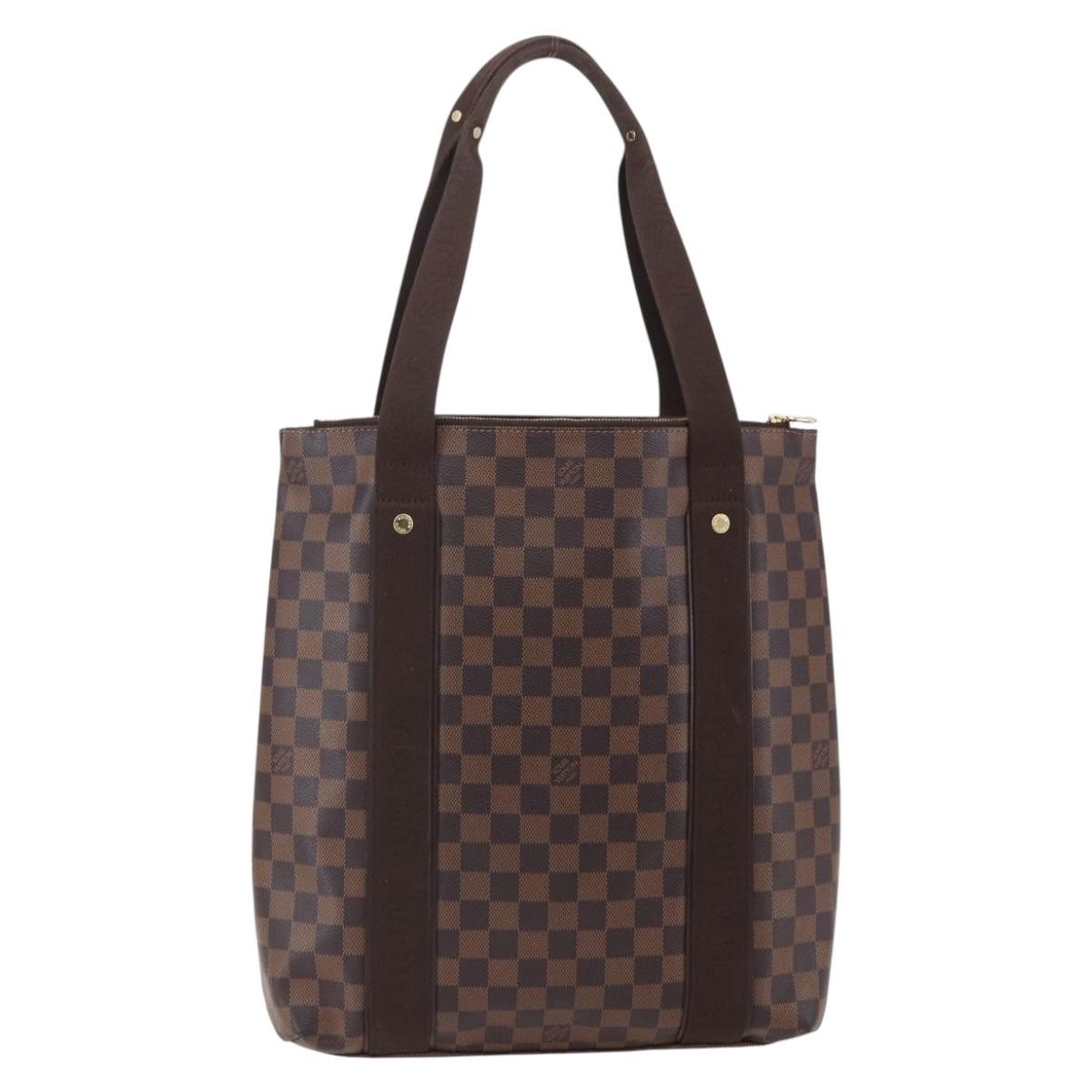 Louis Vuitton Cabas Beaubourg Damier, BROWN, CANVAS, Tote bag