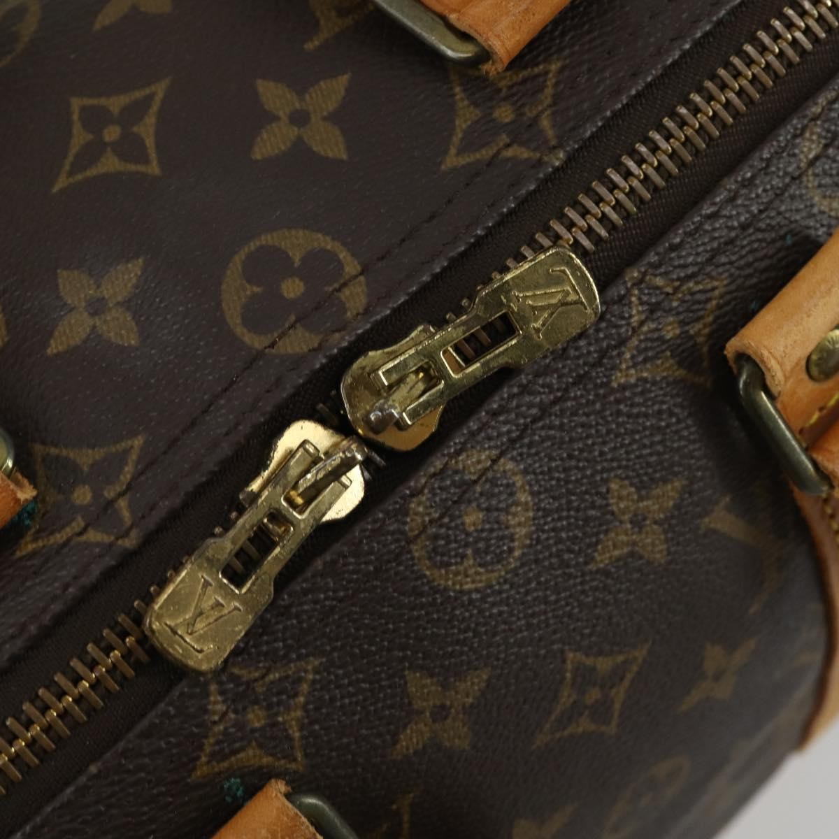 Louis Vuitton Keepall Bag Monogram Canvas, BROWN, CANVAS, Travel bag