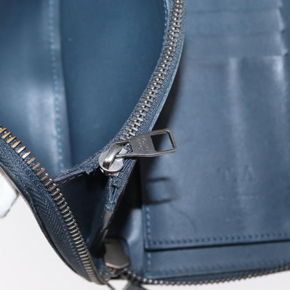 Louis Vuitton Zippy wallet vertical Damier Infini Leather, NAVY, LEATHER, Wallets