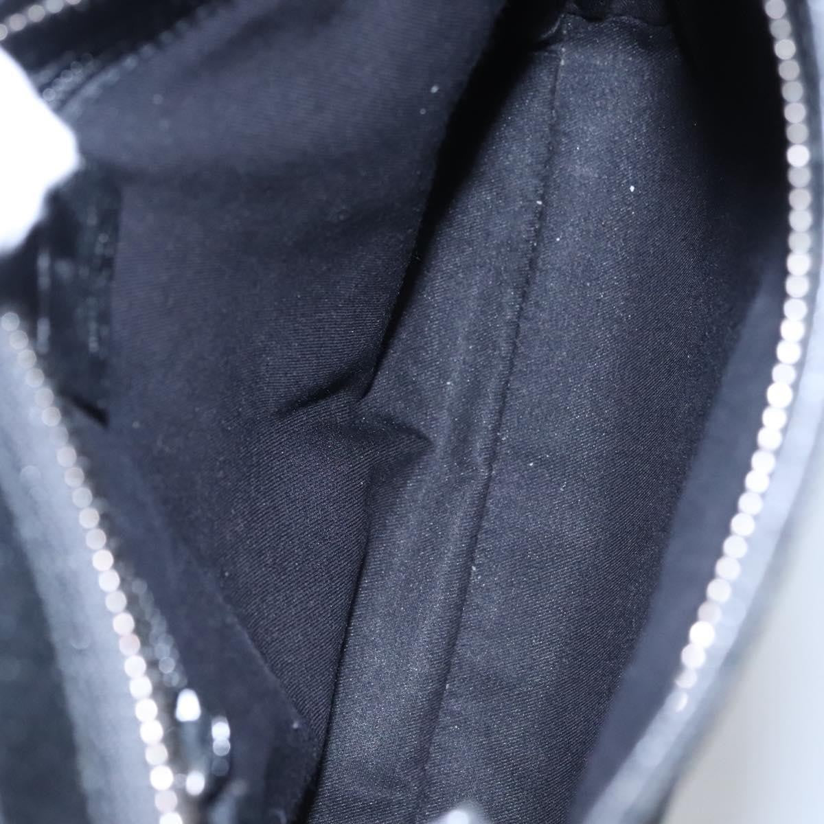 Gucci Vintage Flat Messenger Bag GG Canvas, BLACK, CANVAS, Shoulder bag