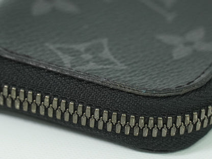 Louis Vuitton Eclipse Porte Monnaie Monogram Canvas, BLACK, CANVAS, Wallets