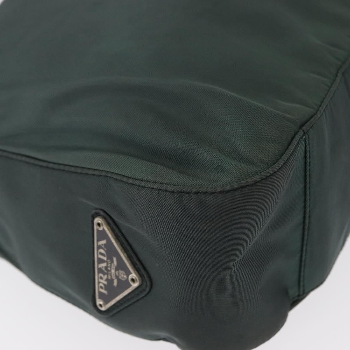 Prada Vintage Shoulder Bag Tessuto, GREEN, NYLON, Shoulder bag