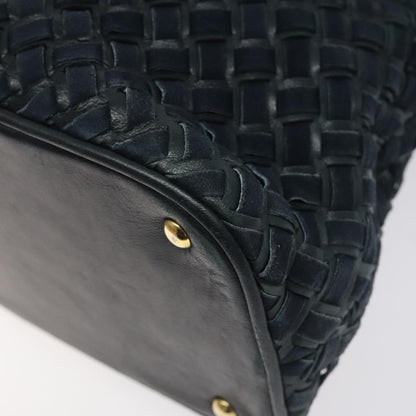 Bally Vintage Shoulder Bag Leather, NAVY, LEATHER, Shoulder bag