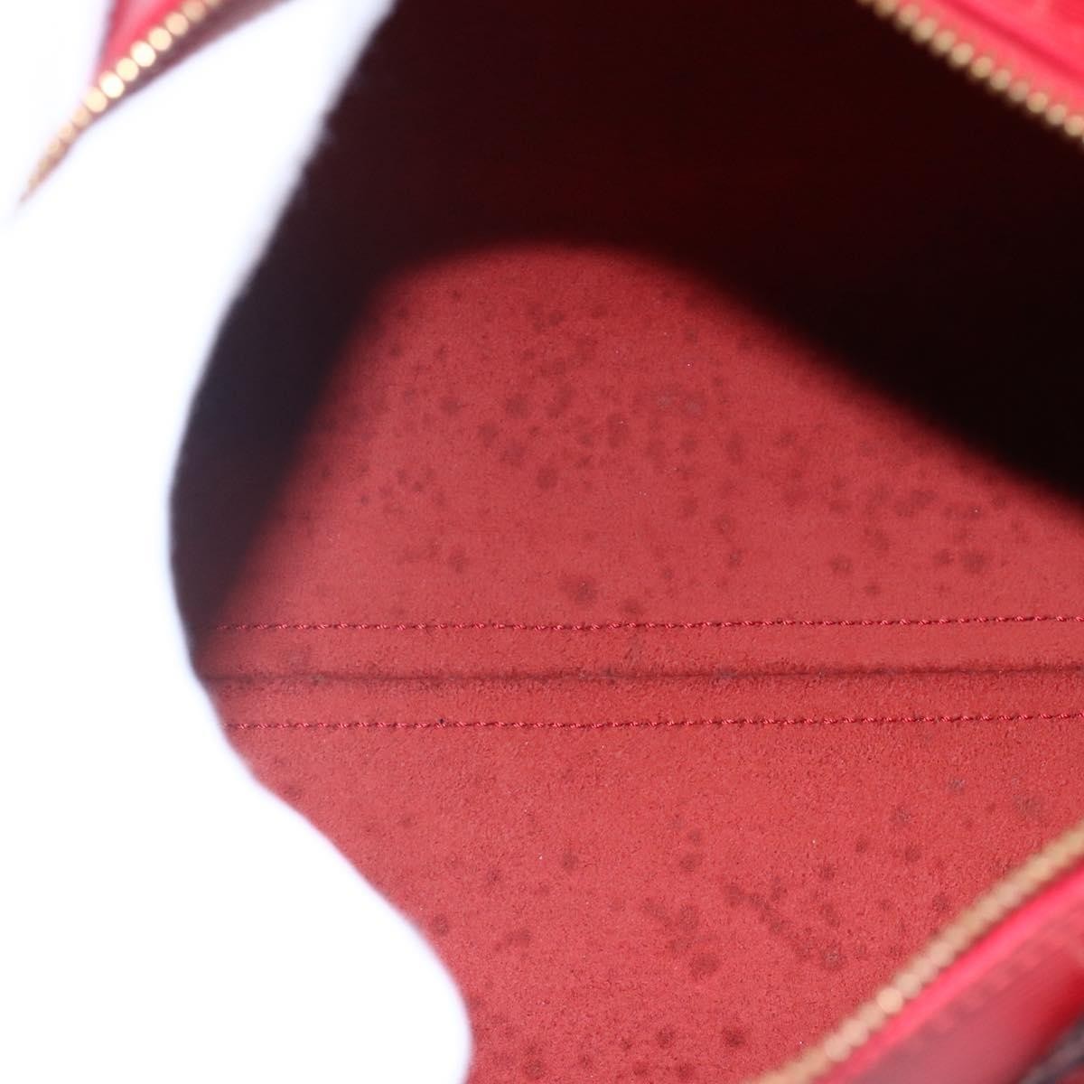 Louis Vuitton Speedy Handbag Epi Leather, RED, LEATHER, Handbag
