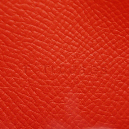 Hermes Bearn Wallet Epsom, ORANGE, LEATHER, Wallets