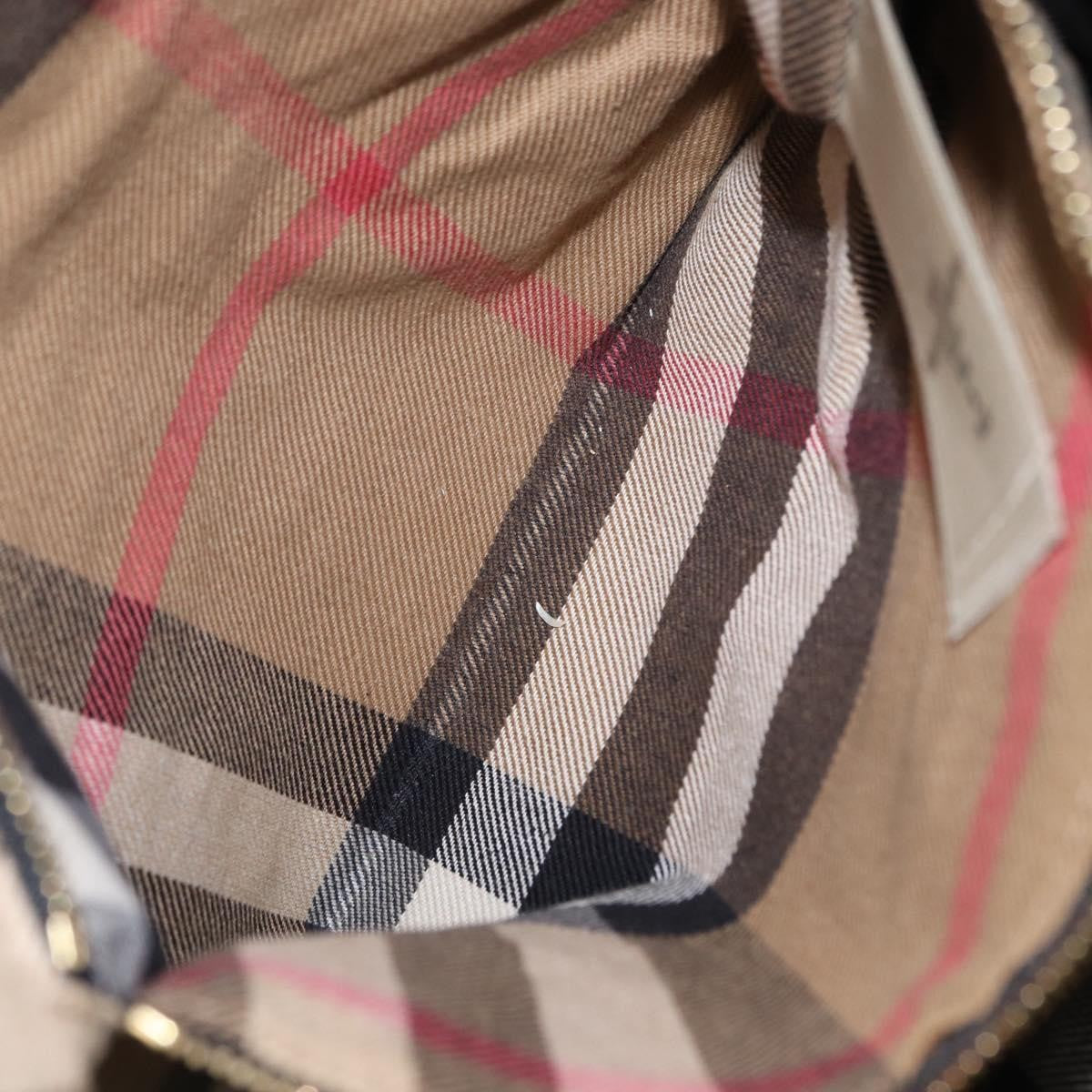 Burberry Vintage Tote Leather, BLACK, LEATHER, Tote bag