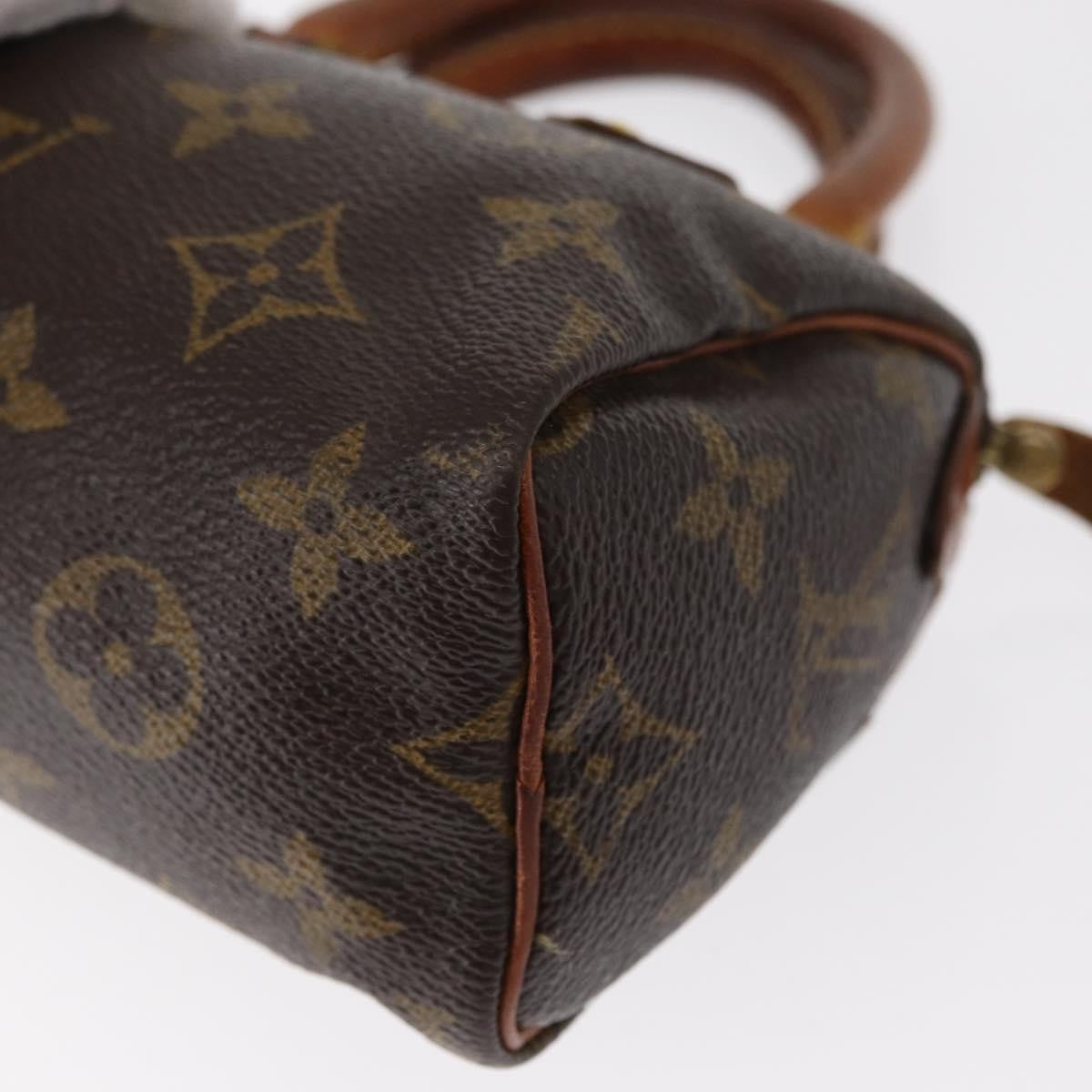 Louis Vuitton Speedy Mini HL Handbag Monogram Canvas, BROWN, CANVAS, Handbag