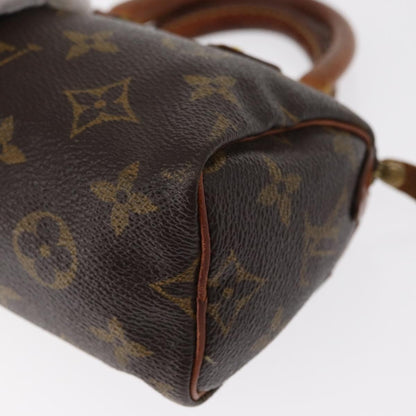 Louis Vuitton Speedy Mini HL Handbag Monogram Canvas, BROWN, CANVAS, Handbag