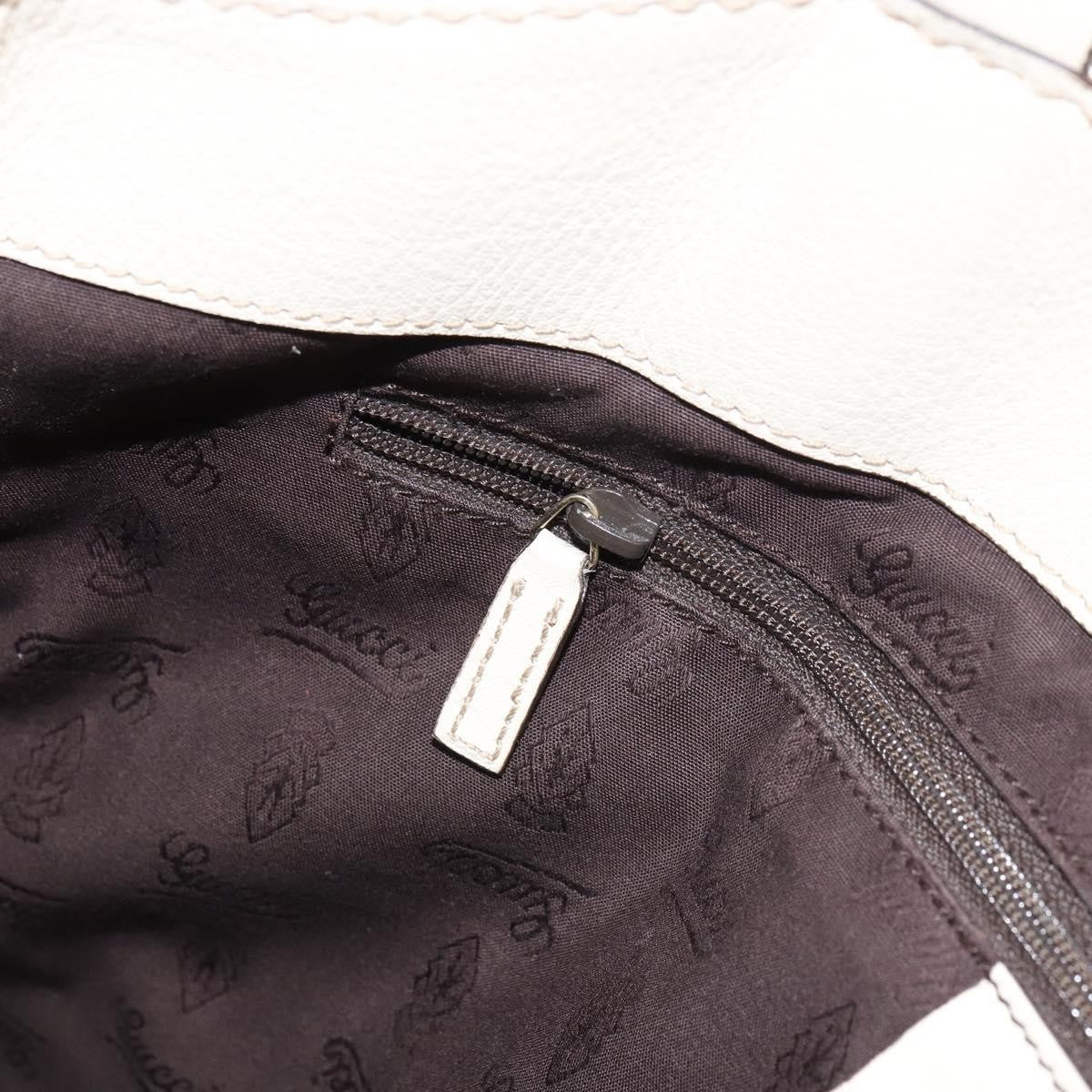 Gucci New Ladies Web Tote Guccissima Leather, WHITE, LEATHER, Tote bag