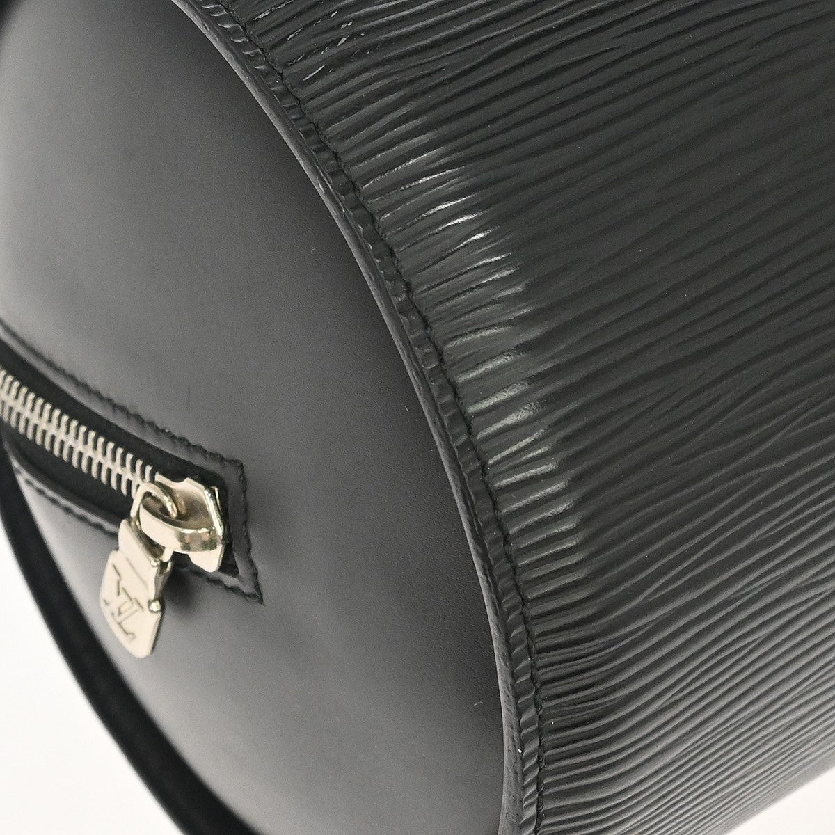 Louis Vuitton Soufflot Handbag Epi Leather, Black, Leather, Handbag