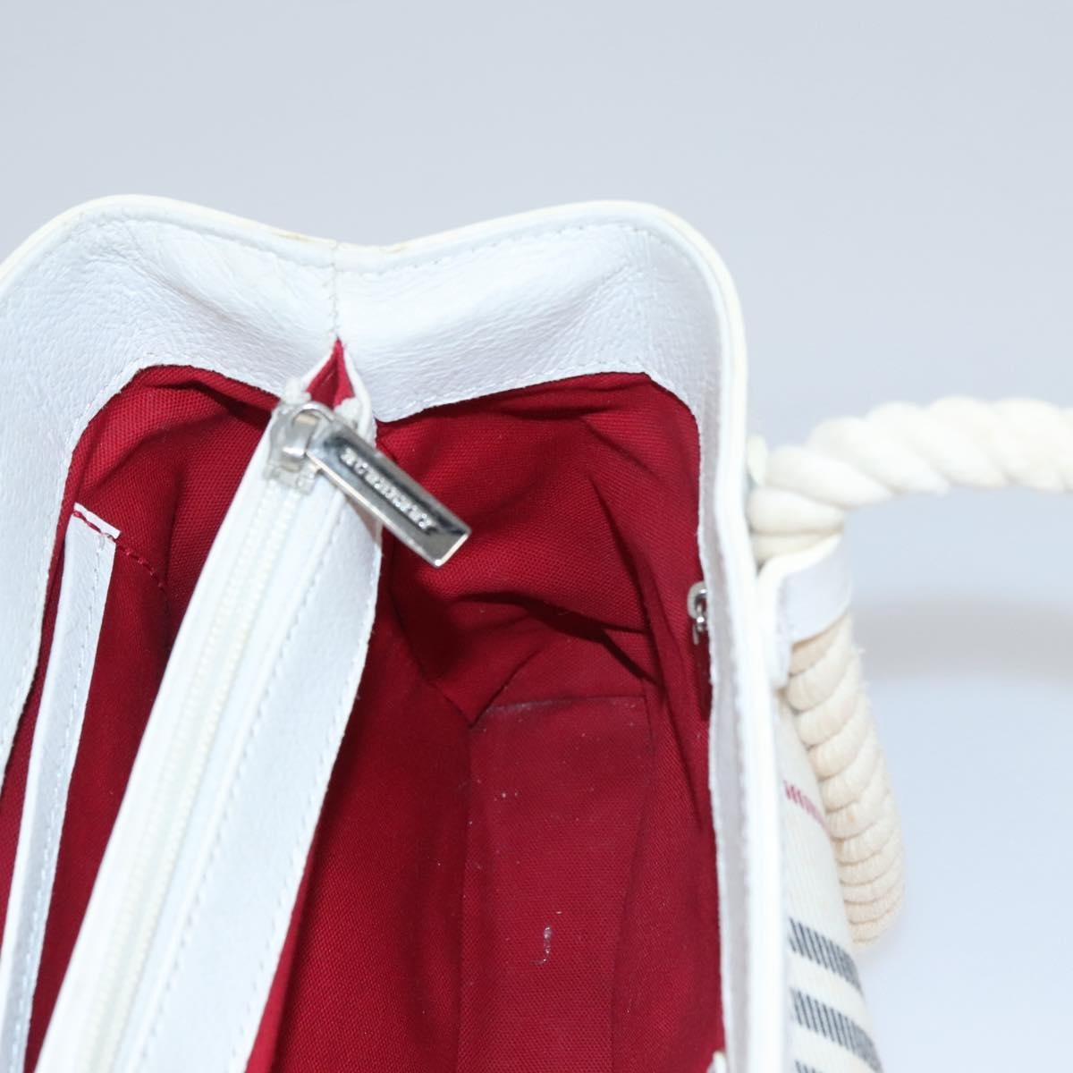 Burberry Nova Check Handbag Nova Check Canvas and leather, ECRU, CANVAS, Handbag