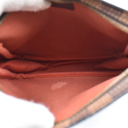 Louis Vuitton Trousse Make Up Bag Damier Canvas, BROWN, CANVAS, Clutche & pouche