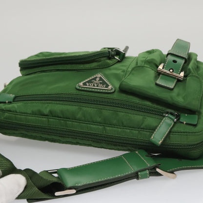 Prada Multi Pocket Zip Waist Bag Tessuto, GREEN, NYLON, Bag