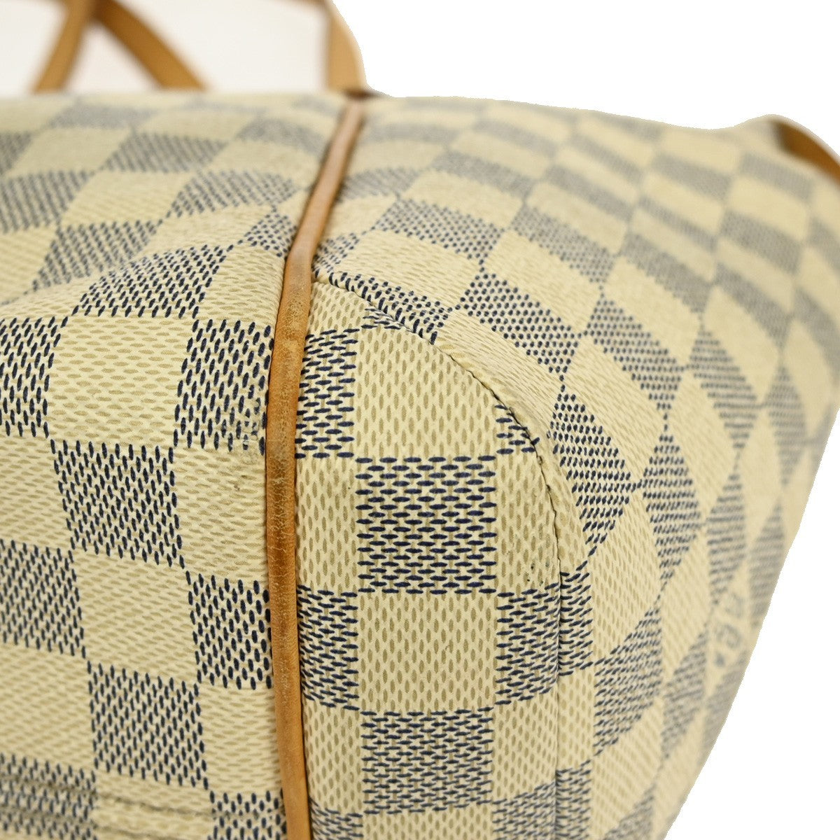 Louis Vuitton Totally Handbag Damier, WHITE, CANVAS, Tote bag