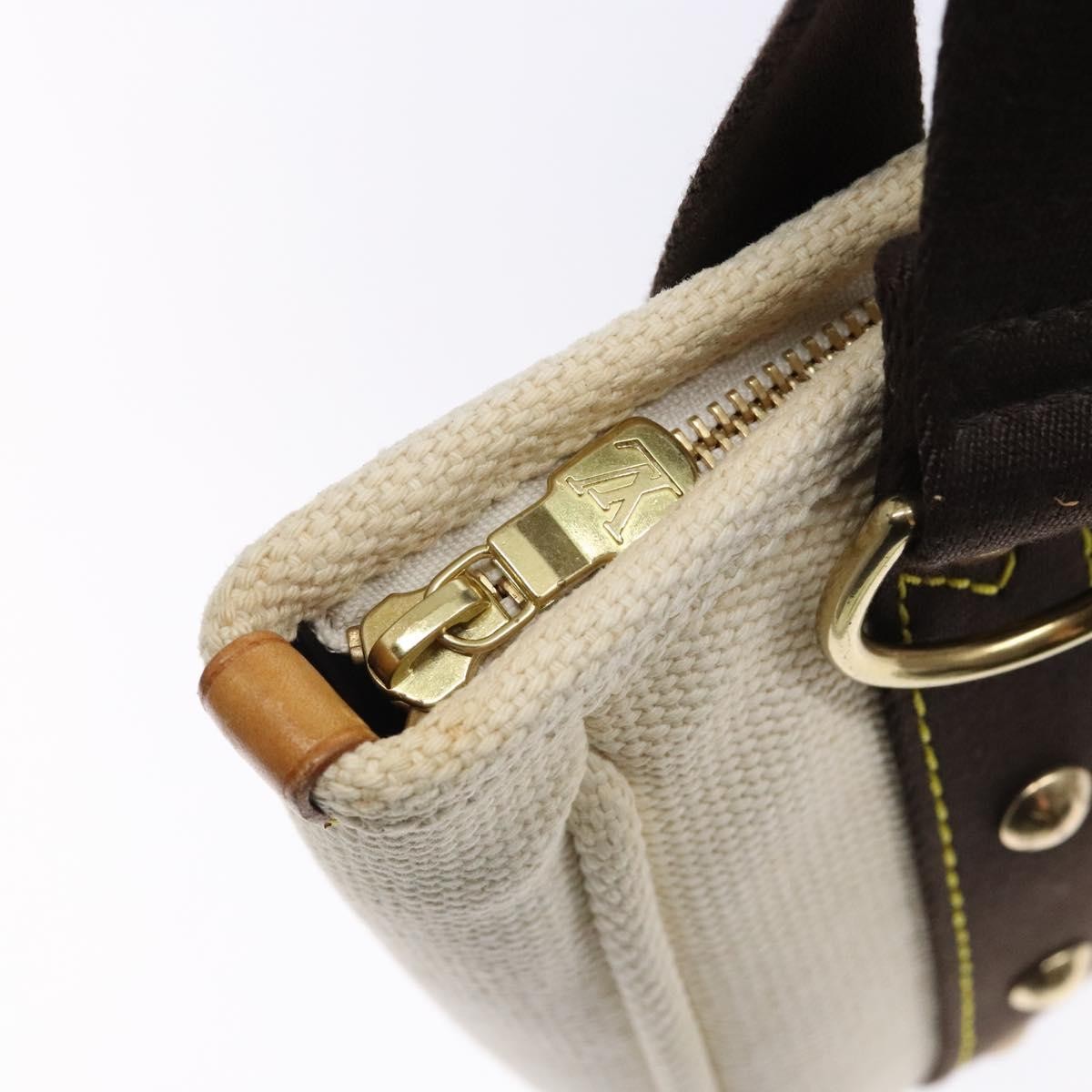 Louis Vuitton Antigua Tote Canvas, WHITE, CANVAS, Tote bag