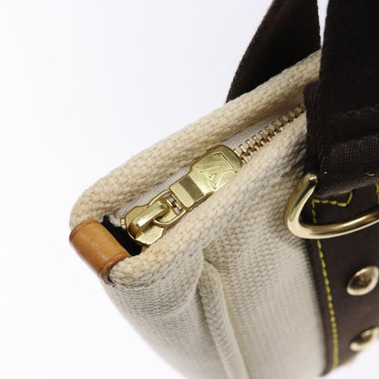 Louis Vuitton Antigua Tote Canvas, WHITE, CANVAS, Tote bag