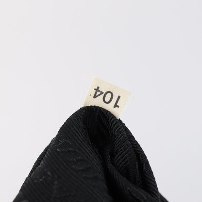 Prada Double Pocket Shoulder Bag Tessuto, BLACK, NYLON, Shoulder bag