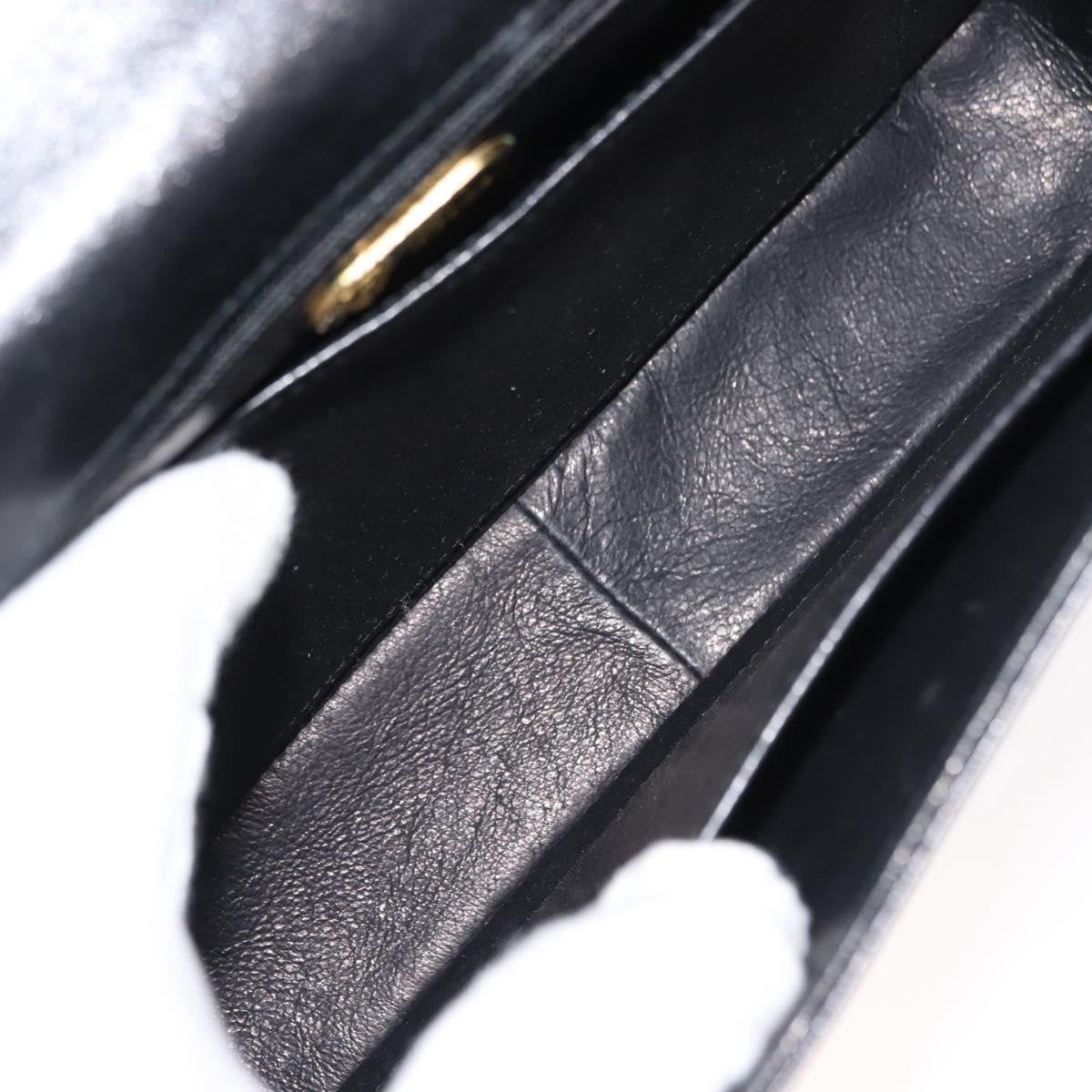 Gucci Vintage Handbag Leather, BLACK, LEATHER, Handbag