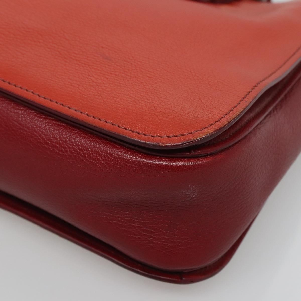 Miu Miu Madras Convertible Lock Tote Leather, RED, LEATHER, Handbag